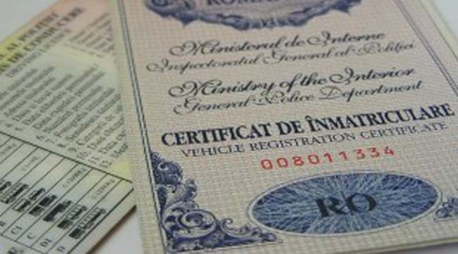 Tarife certificat de înmatriculare și autorizație provizorie 2026